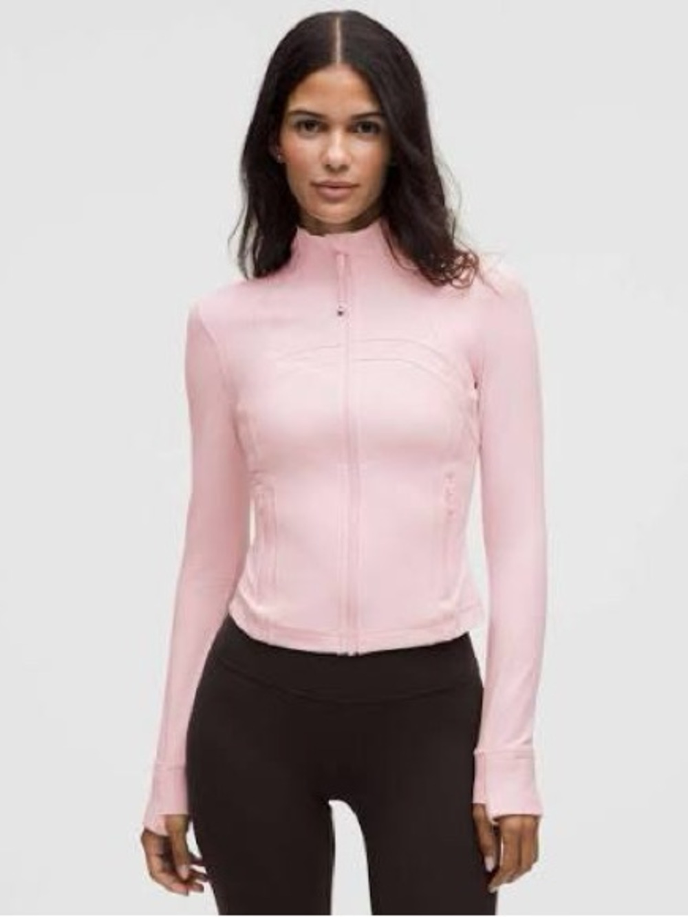 Lululemon RARE!! Light Pink Cropped Define Jacket